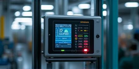 Pannello IoT in ambiente industriale modernizzato